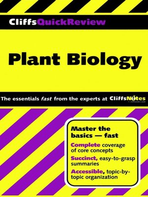 cover image of CliffsQuickReview Plant Biology